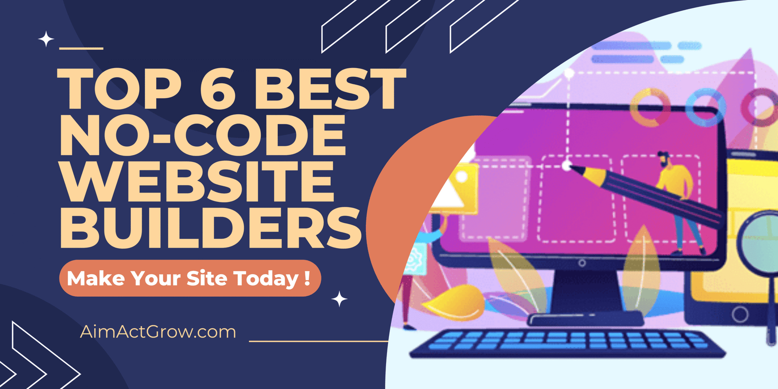 TOP 6 BEST NO-CODE WEBSITE BUILDER